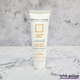 تصویر ضد آفتاب بی رنگ ضدجوش spf50 درماتیپیک 