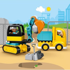 Duplo best sale construction trucks