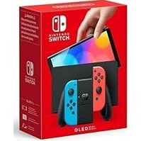 تصویر Nintendo Switch – مدل OLED با نئون قرمز و نئون آبی Joy-Con Nintendo Switch – OLED Model w/ Neon Red & Neon Blue Joy-Con