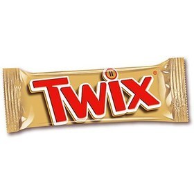 تصویر شکلات توییکس شکلات با مغز کارامل یک عددی  50 گرمی twix