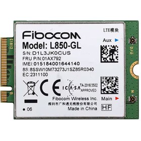 تصویر ماژول سیم کارت لپ تاپ WWAN Fibocom L850-GL Fibocom L850-GL 4G LTE Wireless Module