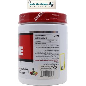 تصویر پودر ال گلوتامین ویثرنوتریشن طعم فروت پانچ 500 گرم Wisser L Glutamin Powder 500 gr