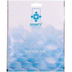 تصویر ماسک صورت دیگنیتی مدل کلاژن حجم 30 میلی لیتر dignity collagen face mask 30ml