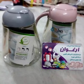 تصویر شکرپاش شیشه ای زیباسازان 