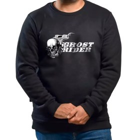 تصویر سویشرت موتورسیکلت روح سوار-Sweatshirt Ghost Rider Q20 