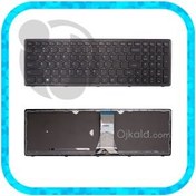 تصویر کیبورد لپ تاپ لنوو مدل Z510 مشکی 