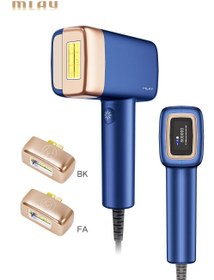 تصویر دستگاه حذف مو با لیزر، دستگاه حذف مو IPL با سیستم خنک‌کننده یخ، ۵۰۰,۰۰۰ فلاش برای حذف موهای بدون درد در کل بدن و ناحیه بیکینی برند mlay 