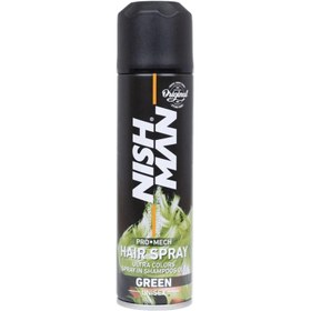 تصویر اسپری رنگ مو نیش من (سبز) حجم 150 میلی لیتر - NISHMAN Hair color spray (GREEN) 150 ml 