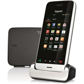 تصویر تلفن بی‌سیم گیگاست مدل SL930A با ماشین پاسخگو و مکالمه ۱۲۰۰ دقیقه 