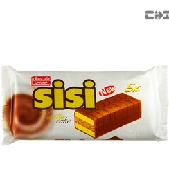 تصویر کیک وانیلی سی سی شیرین عسل بسته ۵ عددی 