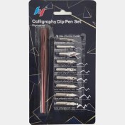 تصویر ست قلم خوشنویسی ۱۰ تکه Calligraphy set 10 piece 