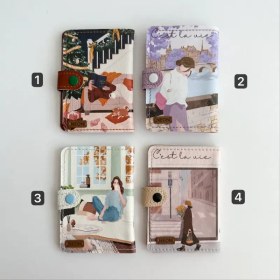 تصویر کیف مدارک طرح دخترانه 