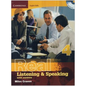 تصویر مجموعه 4 جلدی ریل لیسنینگ اند اسپیکینگ Cambridge English Skills Real Listening and Speaking 