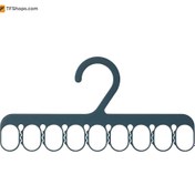 تصویر جارختی ایکیا مدل SLIBB ا Hanger with 8 grip clips Hanger with 8 grip clips