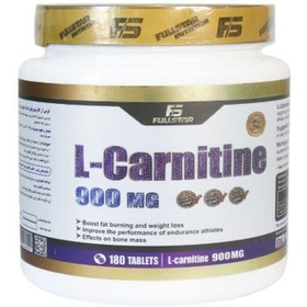 تصویر قرص ال کارنیتین 900 میلی گرم فول استار 180 عددی Full Star L-carnitine 900 mg 180 tablets(can)