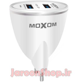 تصویر شارژر دیواری مکسوم مدل MOXOM KH-23 به همراه کابل microUSB 