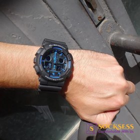 تصویر ساعت جی شاک(G-SHOCK)مدل GA-100-1A2DR 