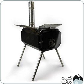 تصویر بخاری هیزمی سام کمپینگ Camping heater 