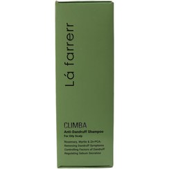 تصویر شامپو ضد شوره لافارر کلیمبا مخصوص موی چرب 180 میل Lafarrerr Climba  Anti Dandruff Shampoo For Oily Scalp 180ml