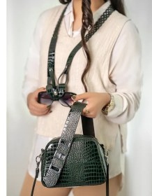 تصویر کیف چرم زنانه نگین 