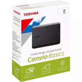 تصویر هارد اکسترنال توشیبا مدل Canvio Basics ظرفیت 2 ترابایت 