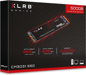 تصویر اس اس دی پی ان وای XLR8 CM3031 M.2 2280 NVMe 500GB PNY XLR8 CM3031 2280 NVMe Gen3x4 500GB M.2 SSD