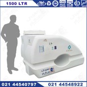 تصویر مخزن آب زیر پله پلاستونیک ظرفیت ۱۵۰۰ لیتر سه لایه 