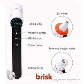 تصویر تب سنج لیزری بریسك Brisk Laser Thermometer