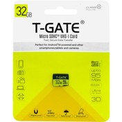 تصویر رم میکرو 32 گیگ T-GATE مدل U1 95MB/s 633X MICRO MEMORY CARD T-GATE 32GB