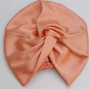 تصویر کلاه خواب تمام ابریشم لاین first class رازکوک - نارنجی Silk bonnet