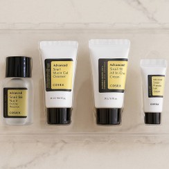 تصویر کیت ۴ مرحله‌ای حلزون مراقبت پوست 