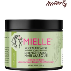 تصویر ماسک مو تقویت کننده نعنا رزماری مایل|Rosemary mint strengthening hair mask mielle 