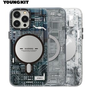 تصویر کاور یانگ کیت مدل YOUNGKIT TECHNOLOGY SERIES مناسب برای گوشی موبایل اپل IPHONE 13 PROMAX 