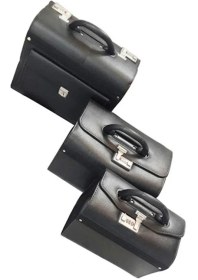 تصویر کیف چرمی پزشکی سایز XL 