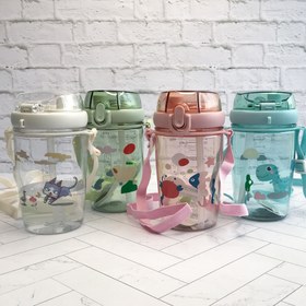 تصویر قمقمه طرح حیوانات دو دهانه