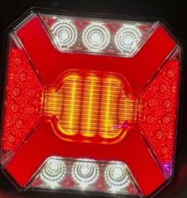 تصویر چراغ کالابرسی مربع چراغ خطر استپ چشمک زن مربع