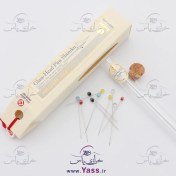 تصویر سوزن ته مرواریدی شیشه ای مدل Shizuku تولیپ اصل ژاپن 