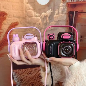 تصویر قمقمه فانتزی نی دار طرح دوربین عکاسی کد ۲۲۱۴ و ۸۵۶۰ 