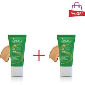 تصویر سی سی کرم سی گل (Seagull) رنگی SPF30 مجموعه 2 عددی 