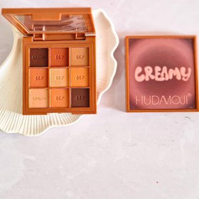 تصویر پلت سایه چشم هدی موجی hudamoji eyeshadow palette creamy