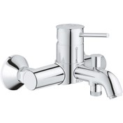 تصویر شیر حمام روکار گروهه GROHE مدل Bauclassic کد 32865000 GROHE BAUCLASSIC SINGLE LEVER BATH MIXER