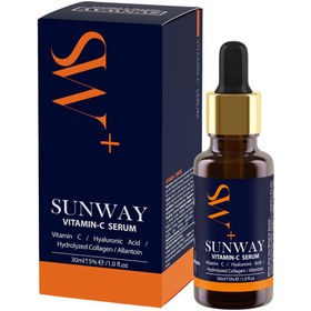 تصویر سرم ویتامین سی حجم 30 میلی لیتر سان وی Sunway Sensitive Vitamin C Serum 30 ml