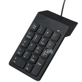 تصویر کیبورد اعداد با سیم مدل Mini 