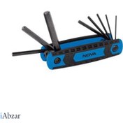 تصویر آلن چاقویی شش گوش 8 عددی نووا مدل 1161 