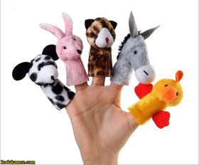 تصویر عروسک نمایشی انگشتی حیوانات مزرعه 