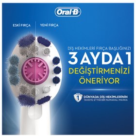 تصویر سری یدک مسواک برقی اورال-بی مدل 3D White بسته 4 عددی ا Oral-B electric toothbrush towel series, 3D White model, 4-digit package Oral-B electric toothbrush towel series, 3D White model, 4-digit package