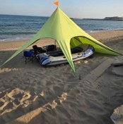 تصویر سایبان ستاره ایی سایز 10 