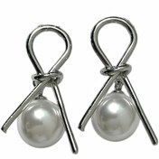 تصویر گوشواره گره مروارید 