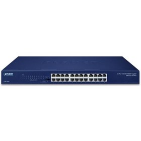 تصویر سوئیچ 24 پورت گیگابیت پلانت مدل PLANET GSW-2401 24-Port 10/100/1000BASE-T Gigabit Ethernet Switch