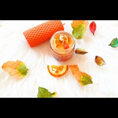 تصویر شمع شیشه ای(جار) معطر 